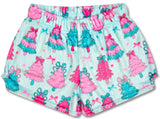 FANCY TREE PLUSH SHORTS