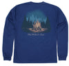 CAMPFIRE LONG SLEEVE RIVER BLUE SHIRT