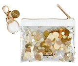 SPIRIT SQUAD CONFETTI KEYCHAIN WALLET - GOOD AS GOLD