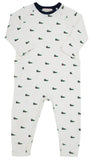 RAYBURN ROMPER - GOLF CLUB QUACK QUACKS WITH TORTOISE BUTTONS