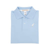 LONG SLEEVE PRIM & PROPER POLO - BEALE STREET BLUE