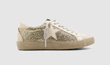 GOLD GLITTER LACE UP SHOE