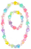 WISH UPON A RAINBOW STAR NECKLACE AND BRACELET SET