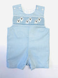 LULU BEBE GHOST SMOCKED SHORTALL