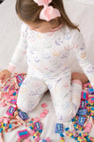SWEET PEA PAJAMA SET PEEK - A - BOO - PARK PINK