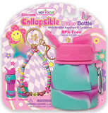 SILICONE COLLAPSIBLE WATER BOTTLE - GROOVY FLOWER