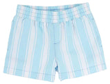 SHEFFIELD SHORTS - BELHAVEN BLUE TICKING STRIPE