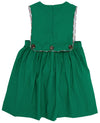 BRADY BUTTON IN DRESS KIAWAH KELLY GREEN WITH MERRITT PARK PLAID