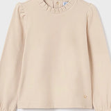 INTERLOOK GLITTER TNECK - BEIGE