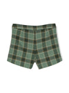 PLAID-CHECK PATTERN MINI SHORTS