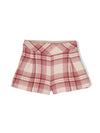 CHECK- PATTERN SHORTS