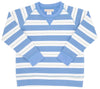 CASSIDY COMFY CREWNECK BARBADOS BLUE , WORTH AVENUE WHITE , AND SANDY SPRINGS STONE