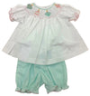 ORNAMENT SMOCKED BLOOMER SET