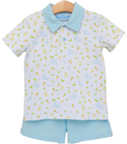 COTTONTAIL POLO SHORT SET