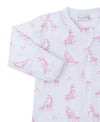 GIRAFFE GLEE PINK ZIP FOOTIE