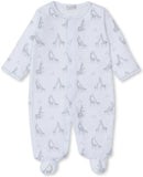 GIRAFFE GLEE PRINTED FOOTIE - GREY