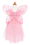 PINK SEQUIN BUTTERFLY DRESS AND WINGS