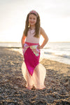 MERMAID GLAMOUR SKIRT AND TIARA- PINK