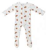 TIGER ZIPPERED FOOTIE