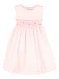 CHERRIES SMOCKED DRESS - PINK