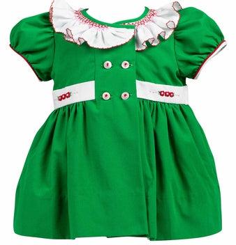 GIRLS GREEN JUNIPER CHRISTMAS DRESS MiMi Kids GIRLS GREEN JUNIPER CHRISTMAS DRESS MiMi Kids