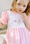 GIRLS ENCHANTED PRINCESS CASTLE DRESS - PINK