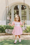 GIRLS ENCHANTED PRINCESS CASTLE DRESS - PINK