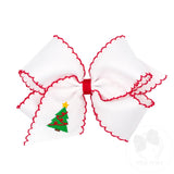 KING TREE EMBROIDERED BOW