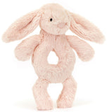 BASHFUL BLUSH BUNNY RING RATTLE