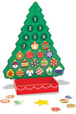 COUNTDOWN TO CHRISTMAS WOODEN SEASONAL CALENDAR