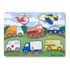 VEHICLES PEG PUZZLE