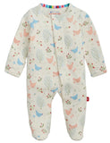 CHICKEN TENDER ORGANIC COTTON MAGNETIC FOOTIE