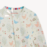 CHICKEN TENDER ORGANIC COTTON MAGNETIC FOOTIE