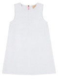 SLEEVELESS BETTS BOW DRESS WORTH AVENUE WHITE EYELET