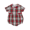 BRENTLY BUBBLE KEENE PLACE PLAID WITH RICHMOND RED SMOCKING