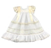 HEIRLOOM GIRL DRESS - WHITE AND IVORY