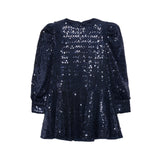 NAVY BLUE SEQUIN DRESS