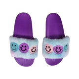 SMILE PATCH SLIDES- PURPLE