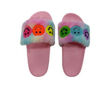 SMILE PATCH SLIDES- PINK