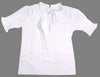 LYN SHORTSLEEVE WHITE TIE BACK BLOUSE
