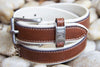 DOUBLE LEATHER BELT