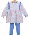FRANKIE FLORAL RUFFLE PANT SET