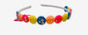 NEON SMILEY FACE THIN HEADBAND