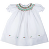 FELTMAN CHRISTMAS SMOCKED DRESS