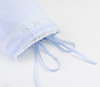FLORAL AND LACE BONNET- BLUE