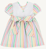 SHORT SLEEVE BRIGANTINE DRESS - SOUTHAMPTONS STRIPE