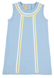 ANNIE APRON DRESS - BEALE STREET BLUE WITH WORTH AVENUE WHITE AND LAKE WORTH YELLOW