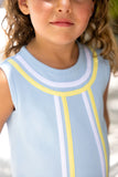 ANNIE APRON DRESS - BEALE STREET BLUE WITH WORTH AVENUE WHITE AND LAKE WORTH YELLOW