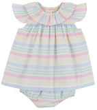 DOROTHY DAY DRESS - SAN ANTONIO STRIPE WITH BLOOMERS