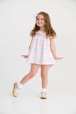 DOROTHY DAY DRESS - SAN ANTONIO STRIPE WITH BLOOMERS
